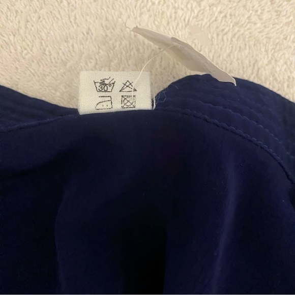 Vintage 100% Silk Mandarin Collar Dragon Embroidered Navy Jacket XXL NWT Unisex - Picture 9 of 9